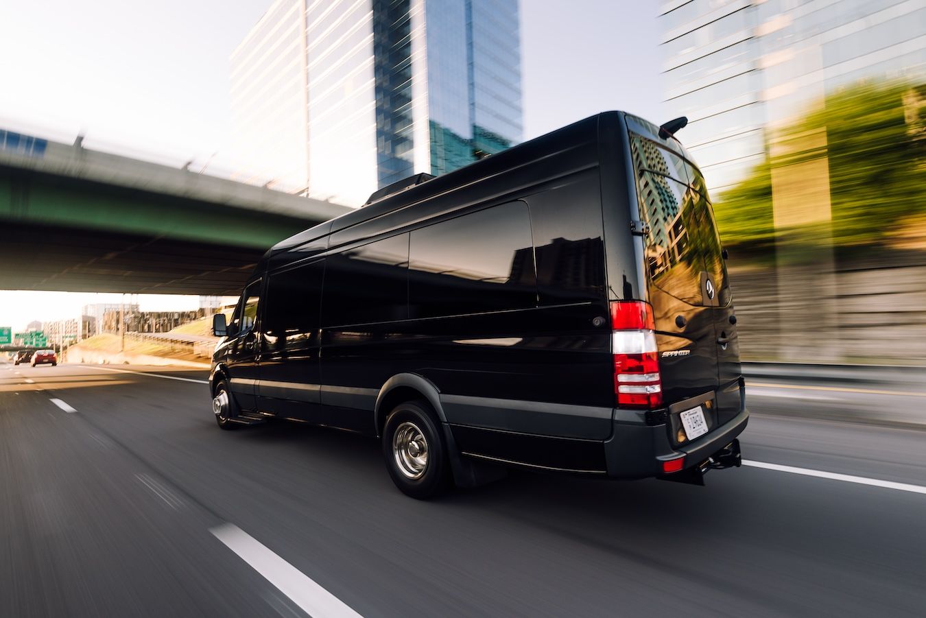 Nashville Van Rentals driving on the interstate